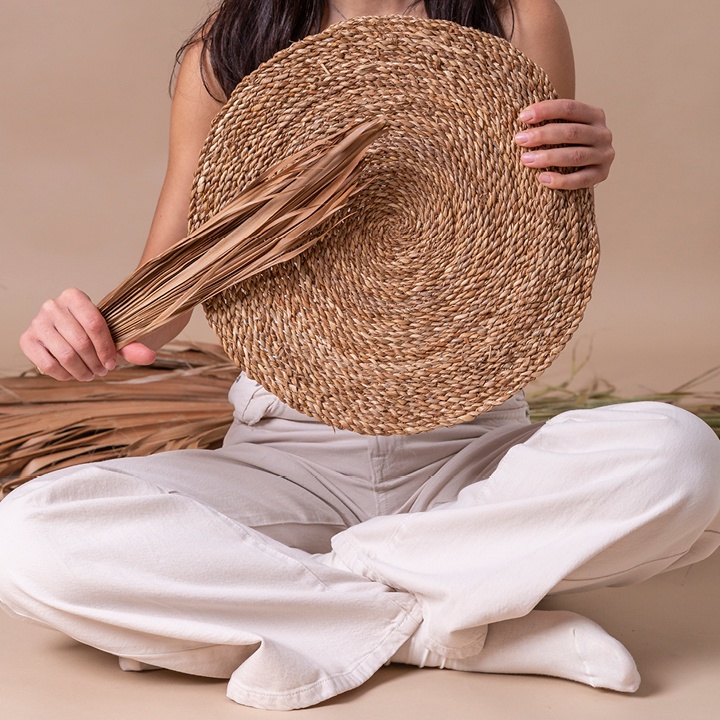 Teresa Ficara CIRCLE PALM TAPESTRY